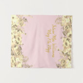 Tenture Futur Mme Pink Fête des mariées Photo Booth Arrièr (Devant (Horizontal))