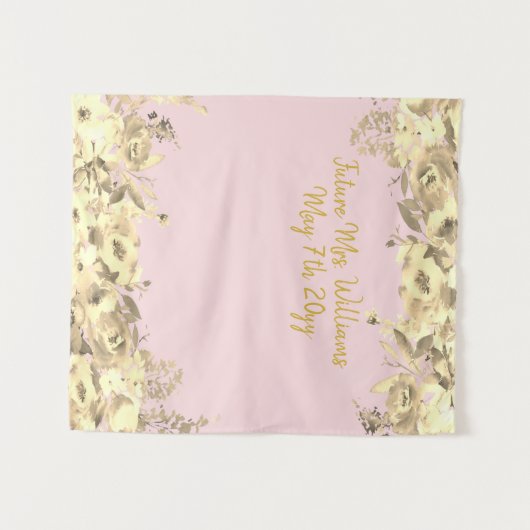 Tenture Futur Mme Pink Fête des mariées Photo Booth Arrièr (Devant (Horizontal))