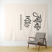 Tenture Future Mrs Bridal Shower Backdrop Photo Booth  (En situation (horizontale))