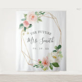 Tenture Future Mrs Bridal Shower Toile de fond Photobooth (Devant)