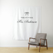 Tenture Future Mrs. Custom Bridal Shower Backdrop (En situation)
