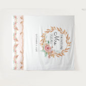 Tenture Future Mrs Toile de Fond Florale pour Enterrement  (Devant (Horizontal))