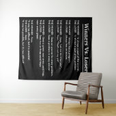 Tenture Gagnants contre des perdants (En situation (horizontale))