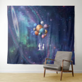 Tenture Galaxie (En situation (horizontale))