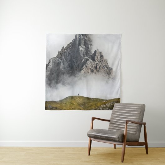 Tenture Galaxie colorée (En situation)