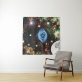 Tenture Galaxie spirale céleste Nebula Cluster Stars Étinc (En situation (horizontale))