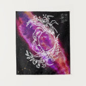 Tenture Galaxy Cancer Constellation Nom Zodiac Signal (Devant)
