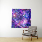 Tenture Galaxy Night Imprimer Design cosmique (En situation)