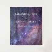 Tenture Galaxy Starry Night Universe Space Mariage (Devant)