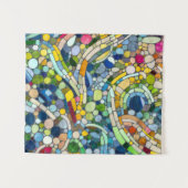 Tenture Galets colorés Art Mosaïque (Devant (Horizontal))