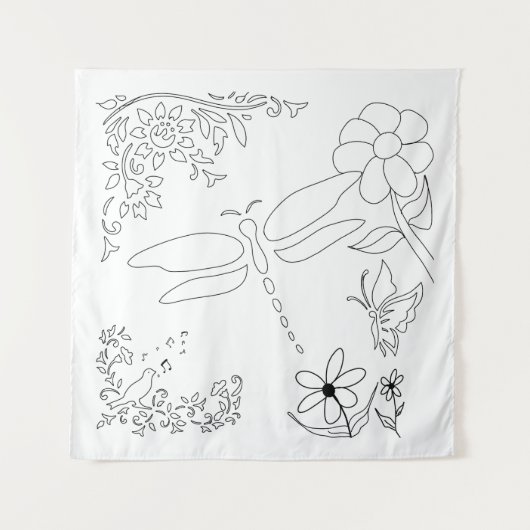 Tenture Garden Life do-it-yourself peindre (Devant)