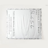 Tenture Garden Tea with the Bride to Be Bridal Shower Back (Devant (Horizontal))