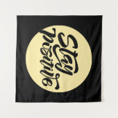 Tenture Garder le jaune positif (Devant (Horizontal))