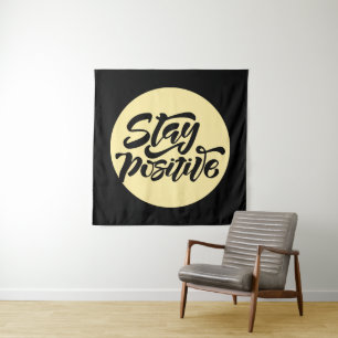 Tenture Garder le jaune positif