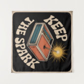 Tenture Garder l'étincelle (Devant (Horizontal))