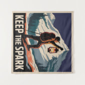 Tenture Garder l'étincelle (Devant (Horizontal))