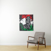 Tenture Gardez le calme et aimez l'Italie (En situation)