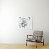 Tenture Gardez-le Classique Élégant Cygne (En situation (horizontale))