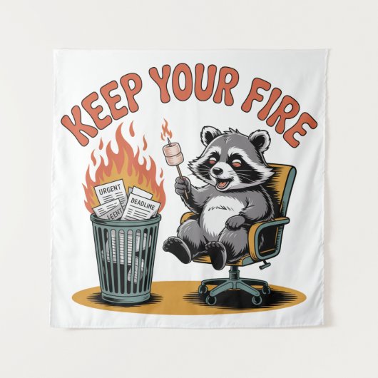 Tenture Gardez Votre Feu (Devant)