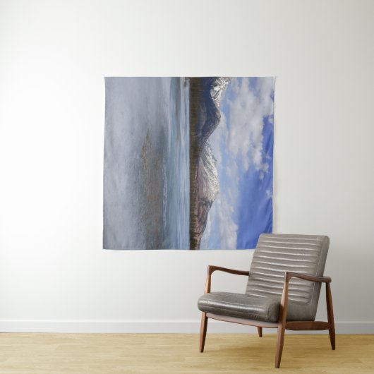 Tenture Gargoyle Mountain et Froid Athabasca River (En situation (horizontale))