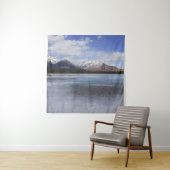 Tenture Gargoyle Mountain et Froid Athabasca River (En situation)