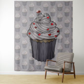 Tenture Gâteau Cupcake de Proposition Sucrée (En situation)