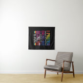 Tenture Gay Bisexual Pride Flag LGBTQ (En situation (horizontale))