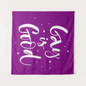 Tenture Gay est bon (Devant (Horizontal))