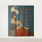 Tenture Gay Paree One Day at a Time - Tapestry (Devant)