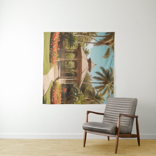 Tenture Gazebo Dans Le Parc (En situation (horizontale))