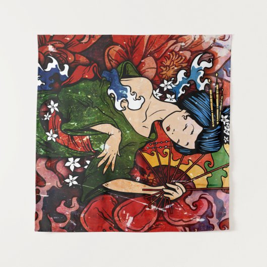 Tenture Geisha (Devant (Horizontal))