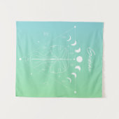 Tenture Gemini zodiaque horoscope étoile dégradé (Devant (Horizontal))