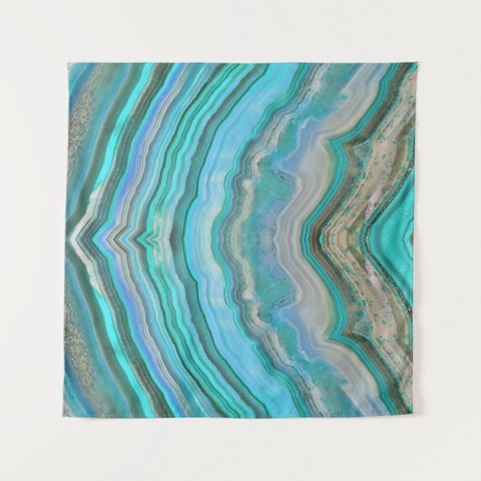 Tenture gemme turquoise (Devant (Horizontal))