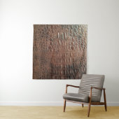 Tenture Genuine leather texture backgroundr close-up, embo (En situation (horizontale))