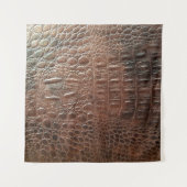 Tenture Genuine leather texture backgroundr close-up, embo (Devant)