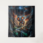 Tenture Geode Elephant 01 (Devant)