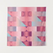 Tenture Geometric surface pattern with triangles, circles (Devant)