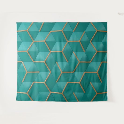 Tenture géométrique (Devant (Horizontal))