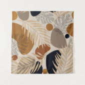 Tenture géométrique Abstraite, formes naturelles en nord m (Devant (Horizontal))