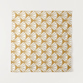 Tenture Géométrique Classique : Art Déco Élégance. (Devant (Horizontal))