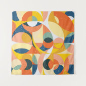Tenture Geometry minimalistic artwork pattern with simple (Devant (Horizontal))