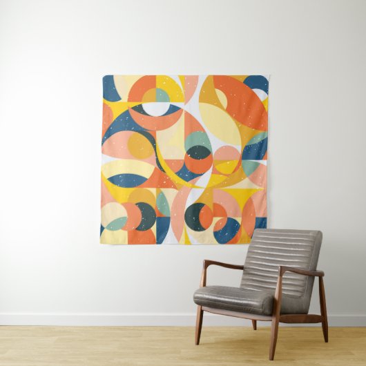 Tenture Geometry minimalistic artwork pattern with simple (En situation (horizontale))