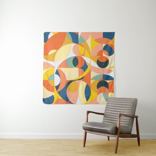 Tenture Geometry minimalistic artwork pattern with simple (En situation)