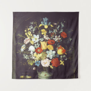 Tenture Georg Flegel Gros morceau de fleurs (dans une nic