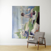 Tenture Georges Seurat - Baigneurs à Asnières (En situation)