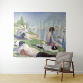Tenture Georges Seurat - Baigneurs à Asnières (En situation (horizontale))