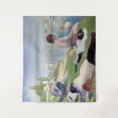 Tenture Georges Seurat - Baigneurs à Asnières (Devant)
