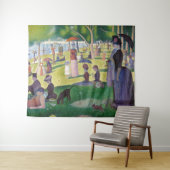Tenture Georges Seurat - Un dimanche après-midi à l'Île de (En situation (horizontale))