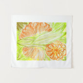 Tenture Gerbera et Aspidistra elatior, (Devant (Horizontal))