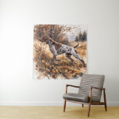 Tenture  German Shorthaired Pointer  (En situation)